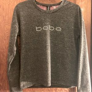 Bebe diamond sequined sleepware top women’s size Medium for fall